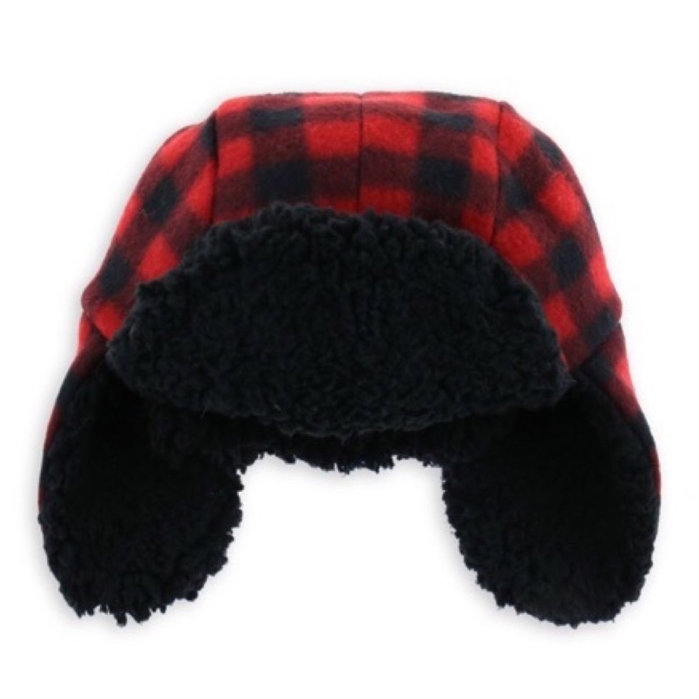 Capelli Of New York Plaid Fleece-Lined Trapper Hat